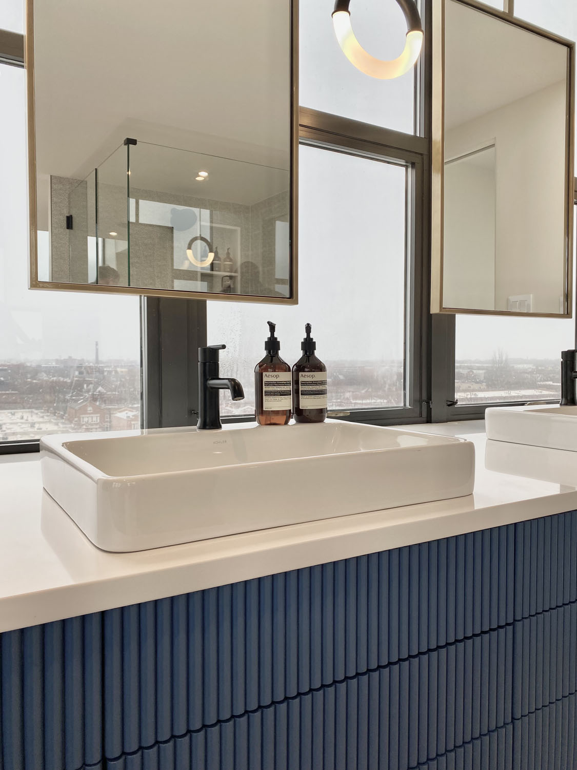 Lincoln Park Chicago Master Bathroom Gut Renovation IRPINO Construction